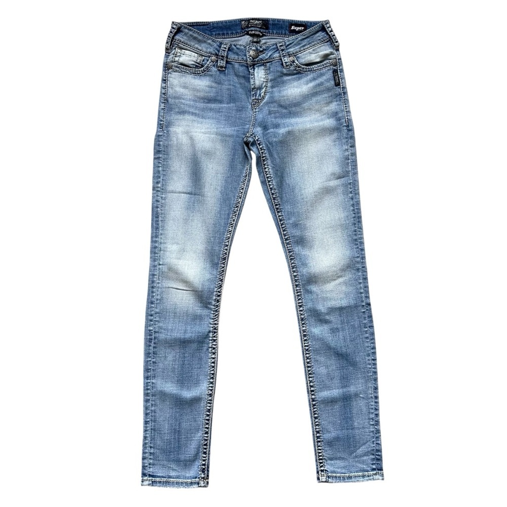 Silver Jeans Tuesday Mid Skinny Super Stretch Denim 2010's Style - W27/L31